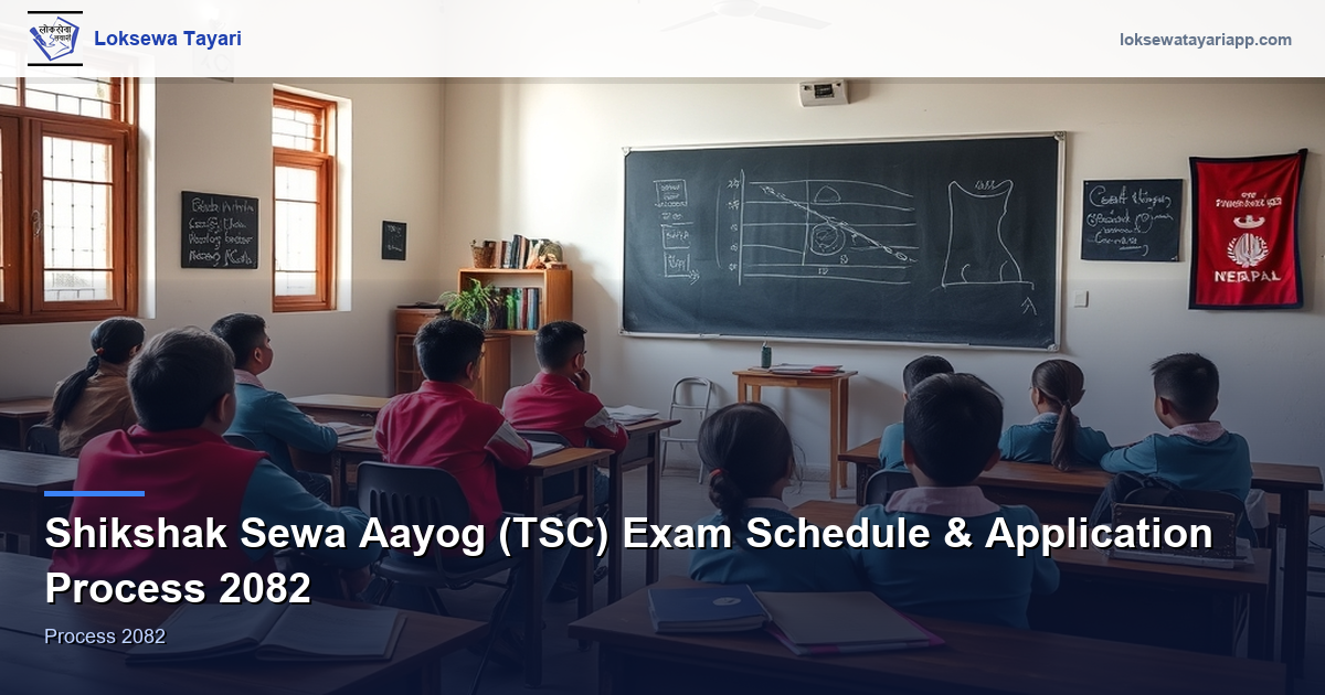 Teacher Service Commission (TSC) Exam Schedule & Application Process 2082