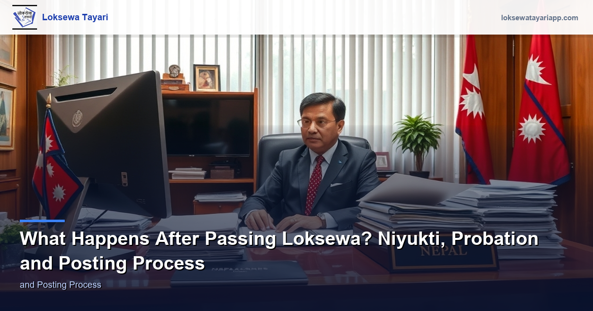 What Happens After Passing Loksewa? Appointment, Probation and Posting Process